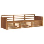vidaXL Ensemble de canapés d'extérieur 3 pc Naturel
