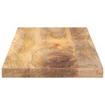 vidaXL Dessus de table 80x30x2 5 cm rectangulaire bois massif manguier