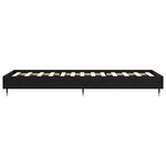 vidaXL Cadre de lit Chêne noir 80 x 200 cm Bois d'ingénierie