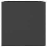 vidaXL Jardinière noir 62x40x39 cm acier