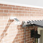 vidaXL Auvent rétractable automatique avec LED anthracite et blanc