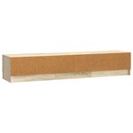 vidaXL Meuble TV Chêne Sonoma 147 x 34 5 x 27 cm Bois d'ingénierie