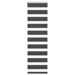 vidaXL Store zèbre noir 40x100 cm largeur du tissu 35 9 cm polyester