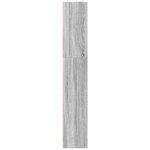 vidaXL Bibliothèque sonoma gris 40x24x143 cm bois d'ingénierie
