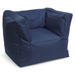 Jollein fauteuil pour enfants beanbag bleu jean