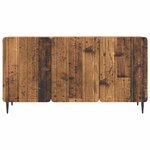 vidaXL Meuble TV 99 x 34 5 x 52 cm Bois ancien Bois d'ingénierie