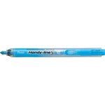 Surligneur Handy-Line S Rétractable/Rechargeable bleu clair x 12 PENTEL