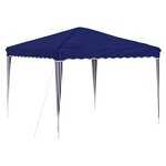 vidaXL Tente de fête pop-up 288 x 288 x 245 cm Bleu Tissu Oxford