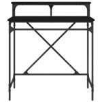 vidaXL Bureau Chêne noir 80 x 50 x 90 cm Bois d'ingénierie