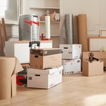 Pack and Move - Lot 20 cartons stockage - 55 x 30 x 30 cm - Poignées renforcées - 1 marqueur offert