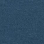 vidaXL Cadre de lit Bleu 90x190 cm Tissu
