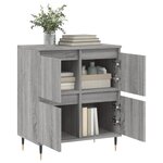 vidaXL Buffet Sonoma gris 60x35x70 cm Bois d'ingénierie