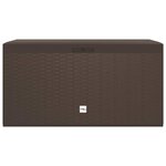 vidaXL Boîte de rangement de jardin Marron 114x47x60 cm
