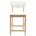 vidaXL Chaises de salle à manger 2 Pièces Naturel 48 x 49 x 95 cm