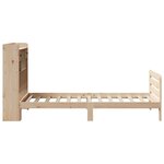 vidaXL Lit bibliothèque sans matelas 75x190 cm bois de pin massif