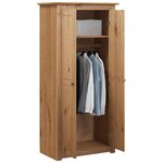 vidaXL Garde-robe 80x50x171 5 cm Pin massif Assortiment Panama
