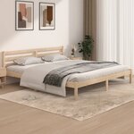 vidaXL Cadre de lit bois de pin massif 180x200 cm super king