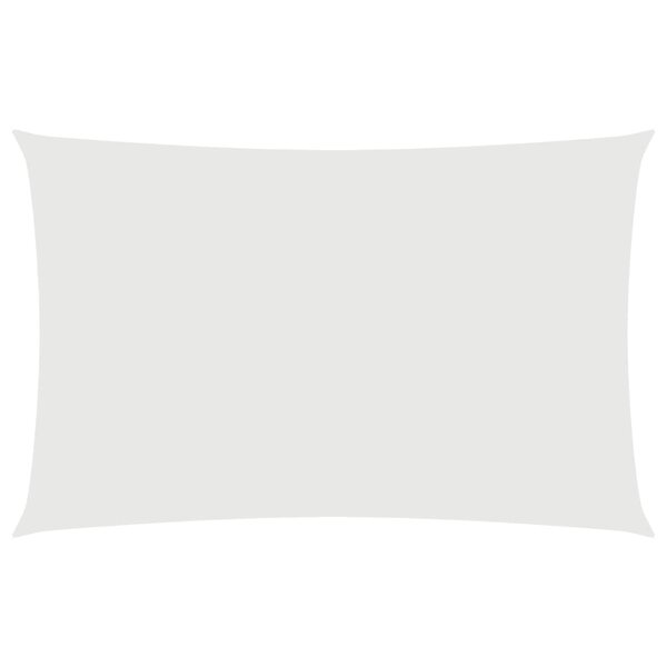 vidaXL Voile de parasol tissu oxford rectangulaire 4x7 m blanc