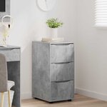 vidaXL Armoire de rangement Gris béton 40 x 48 x 81 cm