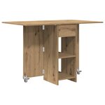 vidaXL Table à dîner 115 x 70 x 75 cm Bois d'ingénierie