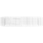 vidaXL Lit surélevé à gabion Fer galvanisé 260x50x50 cm