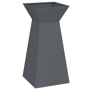 vidaXL Jardinière à pilier Anthracite 35 x 35 x 73 cm Acier
