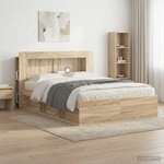 vidaXL Cabinet de Tête de Lit Chêne Sonoma Bois d’ingénierie