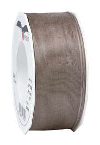 Organza four seasons 25-m-rouleau 40 mm  ecru laitonné