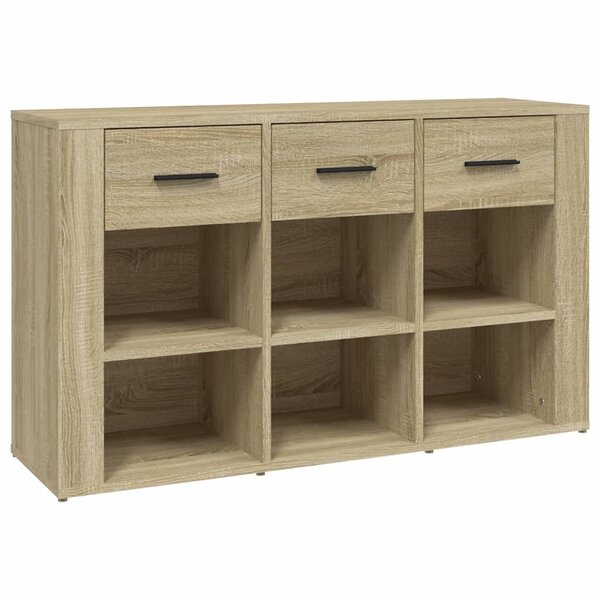 vidaXL Buffet Chêne sonoma 100x30x59 5 cm Bois d'ingénierie