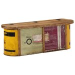 vidaXL Banc de rangement/buffet 120x30x40 cm bois de récupération