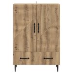vidaXL Buffet Chêne artisanal 66 x 34 5 x 95 cm Bois d'ingénierie