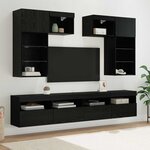 vidaXL Meubles TV muraux 6 Pièces Chêne artisanal Bois d'ingénierie