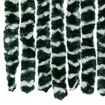 vidaXL Moustiquaire Vert et blanc 90x220 cm Chenille