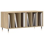 vidaXL Armoire à disques chêne sonoma 100x38x48 cm bois d'ingénierie