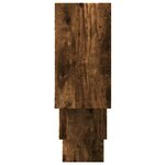 vidaXL Étagère murale chêne fumé 159x18x66 cm bois d'ingénierie