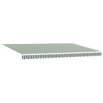 vidaXL Auvent Rétractable Vert et blanc 500 × 350 cm