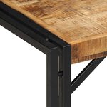 vidaXL Table basse 80x40x35 cm bois de manguier massif brut