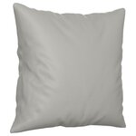 vidaXL Ensemble de canapés 2 Pièces coussins Gris clair Tissu microfibre