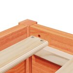 vidaXL Cadre de lit sans matelas cire marron 90x190 cm bois pin massif