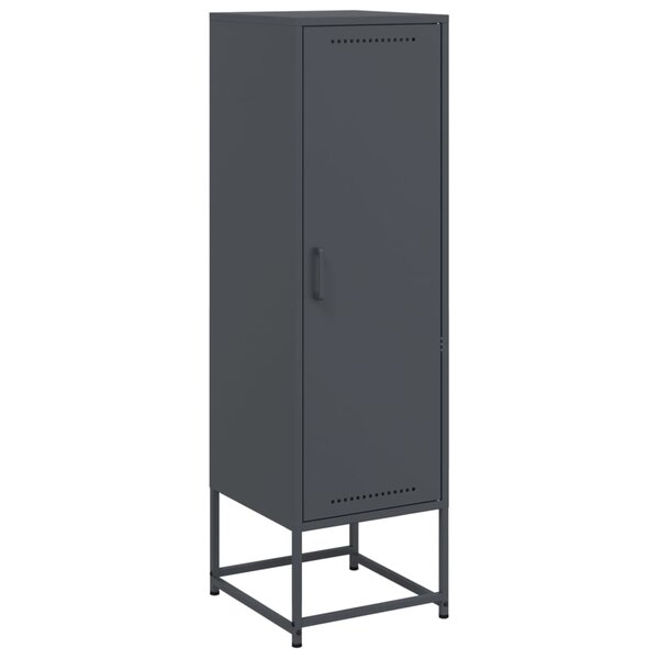 vidaXL Buffet haut anthracite 36x39x123 cm acier