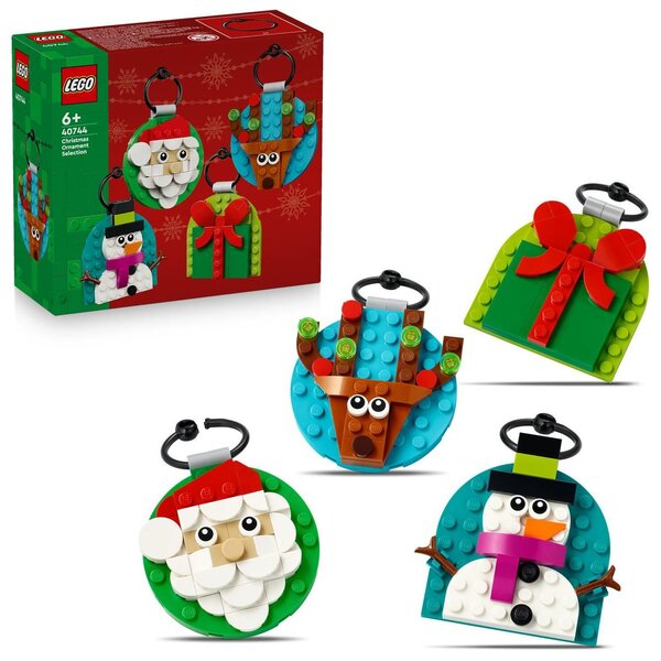 LEGO Saisonnier – Sélection de décorations de Noël 40744  4 ornements dès 6 ans