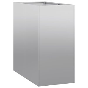 vidaXL Jardinière 40x80x80 cm acier galvanisé