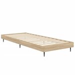 vidaXL Cadre de lit sans matelas chêne sonoma 75x190 cm