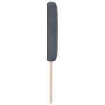 vidaXL Tête de lit LED  boutons en cristal  gris foncé  90 cm  en velours.