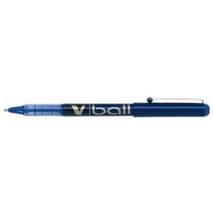 Stylo roller V Ball VB5 Encre liquide pointe métal Fine Bleu x 12 PILOT