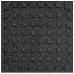 vidaXL Dalles de Protection Anti-Chute 24 Pièces Noir 50 x 50 cm