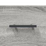 vidaXL Buffet sonoma gris 69 5x34x90 cm bois d'ingénierie