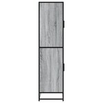 vidaXL Buffet haut sonoma gris 68x35x139 cm bois d'ingénierie