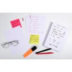 Etui de 100 Fiches BRISTOL 148x210 mm Quad 5X5 non perforées Blanc EXACOMPTA