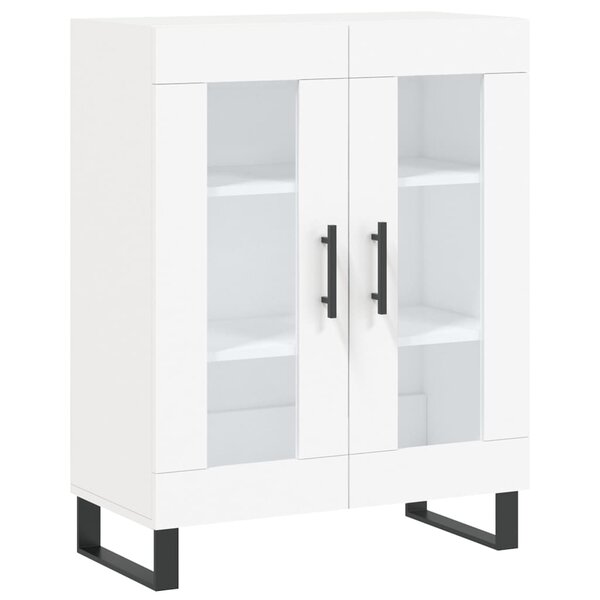 vidaXL Buffet blanc 69 5x34x90 cm bois d'ingénierie